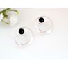 Ohrstecker mit Onyx rund Silber 925 se159