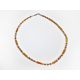 Bernsteinkette Collier Halskette Silber 925 dc326