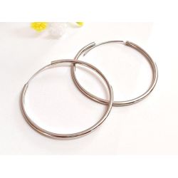 Creolen 40 mm Silber 925 sc285-40
