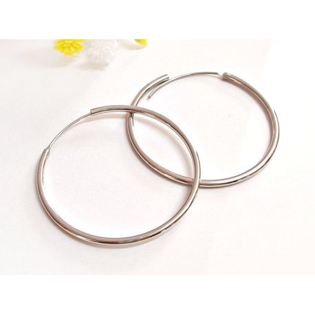 Creolen 40 mm Silber 925 sc285-40