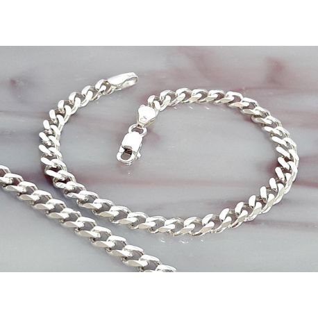 Panzerarmband Silber 925 sg173