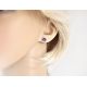 Ohrstecker Silber 925 Amethyst se37