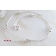 Armband Silber Kugel 17,5 cm / 19,5 cm Silber-925  (SG136-17,5)