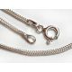 Fuchsschwanzkette Silber Silber 925 1,5mm ka258