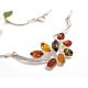 Bernstein Kette Collier Silber925 dc327