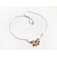 Bernstein Kette Collier Silber925 dc327
