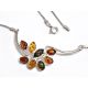 Bernstein Kette Collier Silber925 dc327