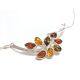 Bernstein Kette Collier Silber925 dc327