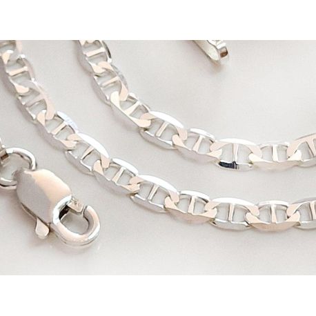 Ankerkette Silber 925 Steg-Kette ka256