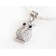 Eulen Anhänger Silber-925 Eule sp362
