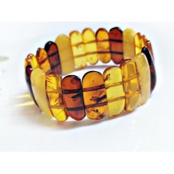 Bernstein Armband 18 cm mit Gummizugband cu210