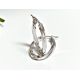 Creolen Silber 925 Ohrringe Sterlingsilber vergoldet SC299