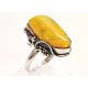 Bernstein Ring Silber 925 21mm br407