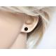 Onyx Ohrstecker 6mm Ohrringe Silber 925 SE192