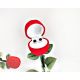 Schmucketui Schmuckverpackung Rose rot SK24