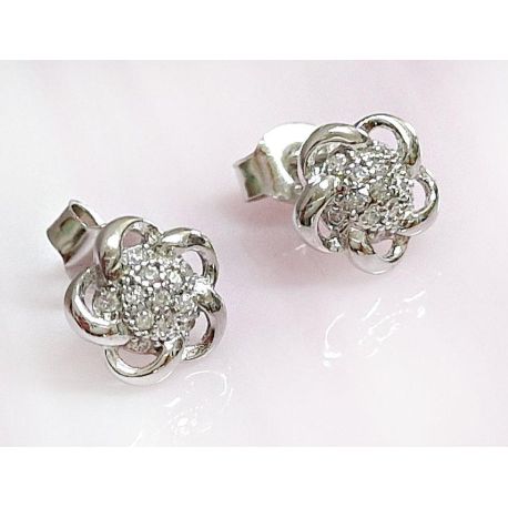 Ohrstecker Silber 925 Zirkonia SB282