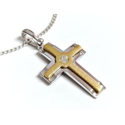 Kreuz Anhänger Silber 925 sp365