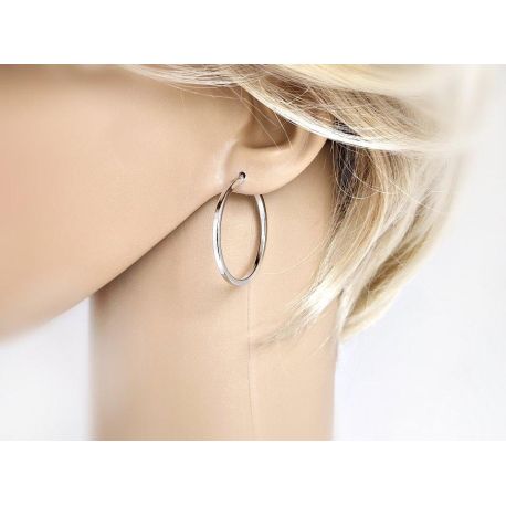 Creolen 30mm Silber 925 sc301