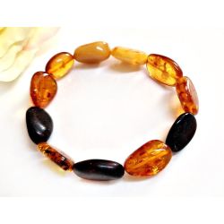 Bernstein Armband mit Gummizug 17 cm CU216