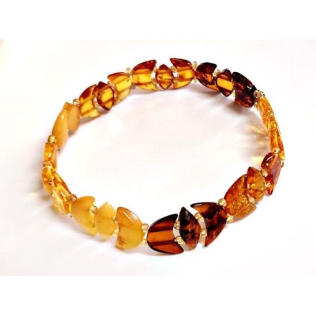 Bernstein Armband mit Gummizug 18 cm CU218