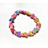 Kinder Gummizug Armband Schmetterling Blume ak18
