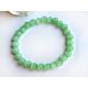 Armband Naturstein Kristall Perlen grün Gummizug fa141