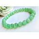 Armband Naturstein Kristall Perlen grün Gummizug fa141