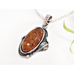 Bernstein Anhänger Silber 925 BA305