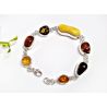 Bernstein Armband Silber 925 bb332