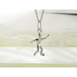Fußballer Silber Anhänger Silber-925 Ball su300