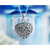 Herz Anhänger Herz 3D Silber 925 su461