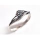 Ring Silber 925 Blumenring SR104