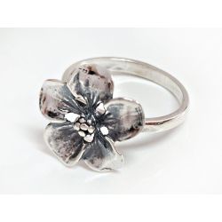 Ring Silber 925 Blumenring SR103