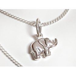 Elefant Anhänger Silber 925 Figur SU37
