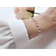 Damen Silber Armband 19 cm Silber-925 SA65