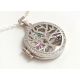 Anhänger Lebensbaum Silber 925 Medaillon SP370