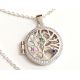 Anhänger Lebensbaum Silber 925 Medaillon SP370