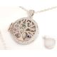 Anhänger Lebensbaum Silber 925 Medaillon SP370