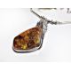 Bernstein Collier Kette 47cm Silber 925 dc336