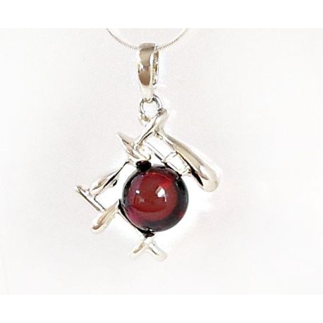 Bernstein Anhänger Silber 925 Bernsteinschmuck ba949
