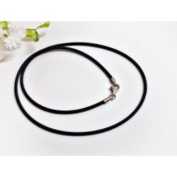 Kautschuk Kette Silber 925 KC29