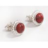 Ohrstecker Koralle Silber 925 kl412