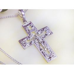 Kreuz Kruzifix Anhänger Silber 925 SU224
