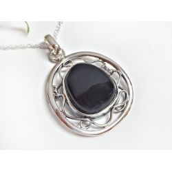 Bernstein Anhänger Silber 925 42cm 60cm ba954