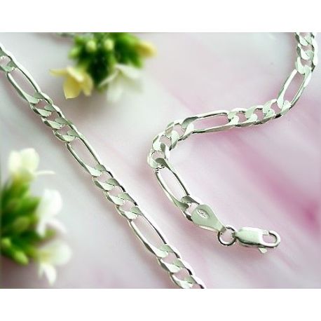 Figaro Armband 19cm Silber 925 sg237