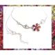 Bernstein Collier Kette Silber 925 BC94