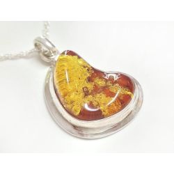 Bernsteinschmuck Anhänger Silber 925 BA155