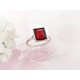 Ring Silber 925  Koralle  rot KL210