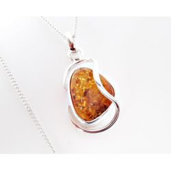 Bernstein Anhänger Silber 925 ba535