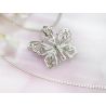 Schmetterling  Anhänger Silber 925 Silberschmuck SU462